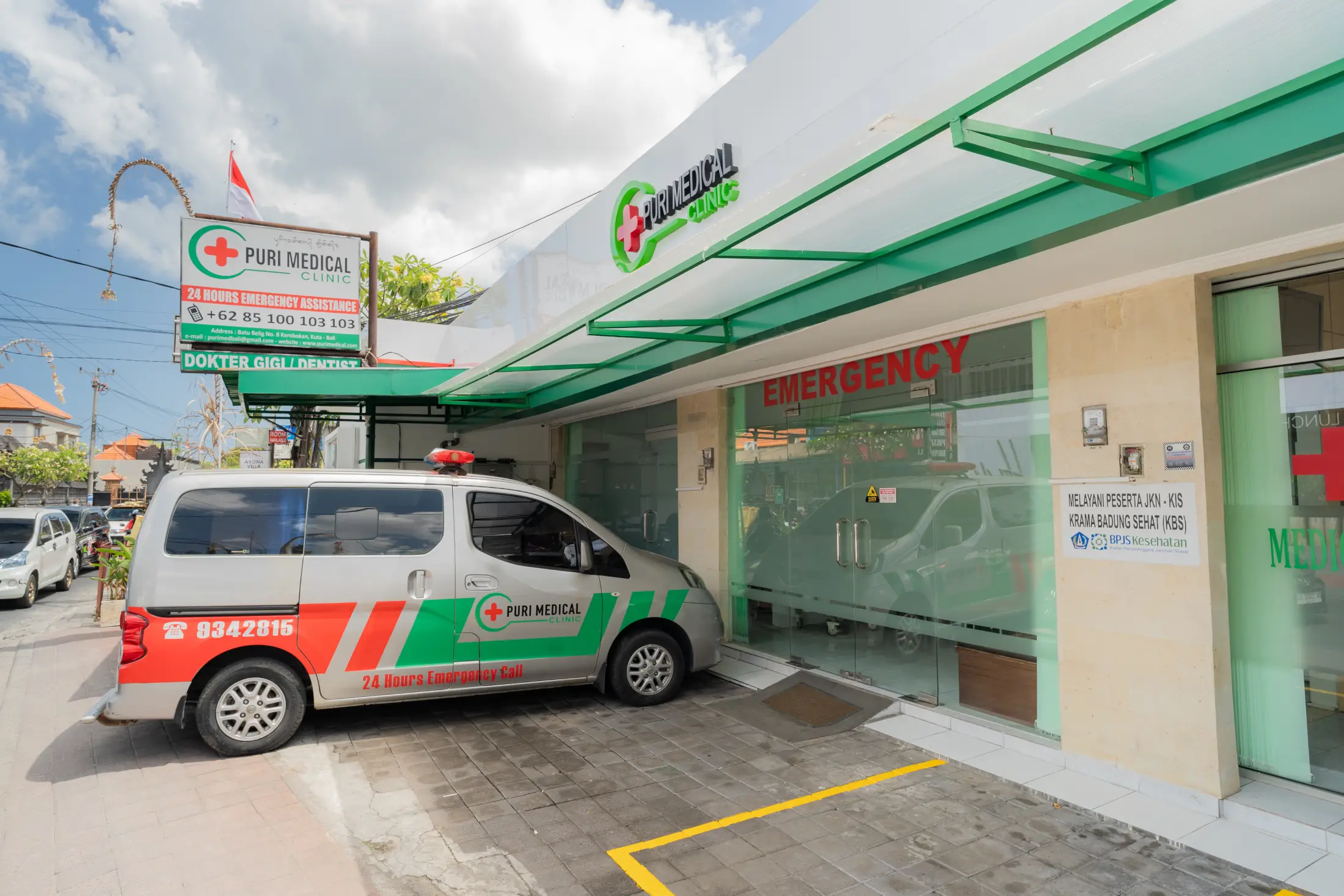 Puri Medical Clinic ambulance ready for event medical support