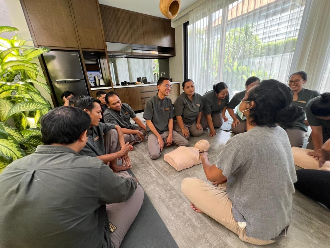 CPR and first-aid training